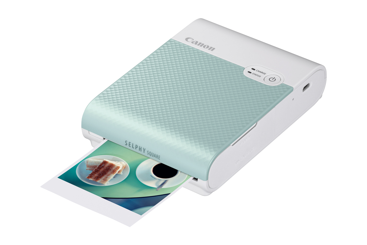 Canon Selphy Square QX10 mintgrün Drucker 4549292158113
