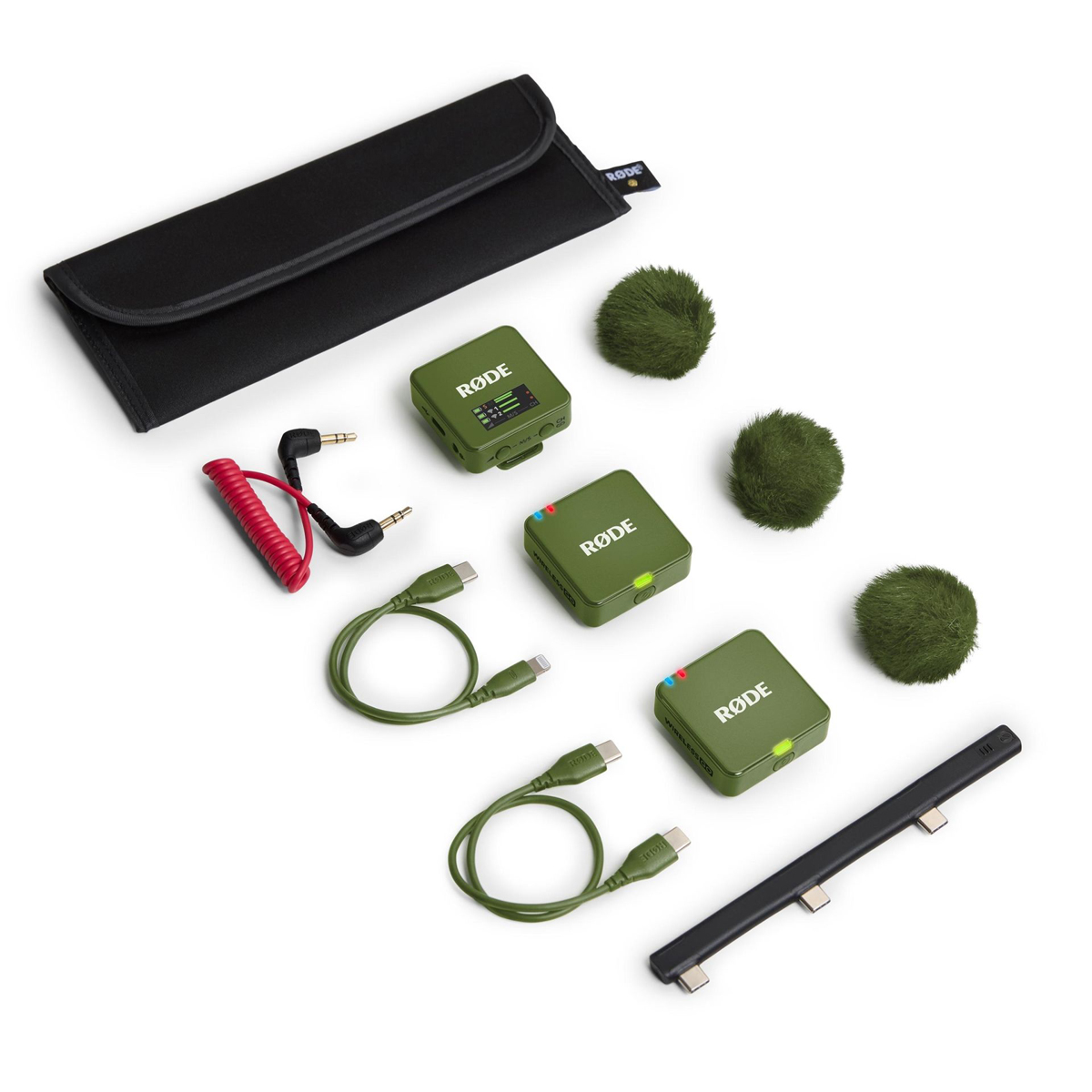 Rode Wireless GO (Gen. 3) Moss, digital Mikrofonsystem, 2-Kanal, drahtlos Rode Wireless GO (Gen. 3) Moss, digital Mikrofonsystem, 2-Kanal, drahtlos