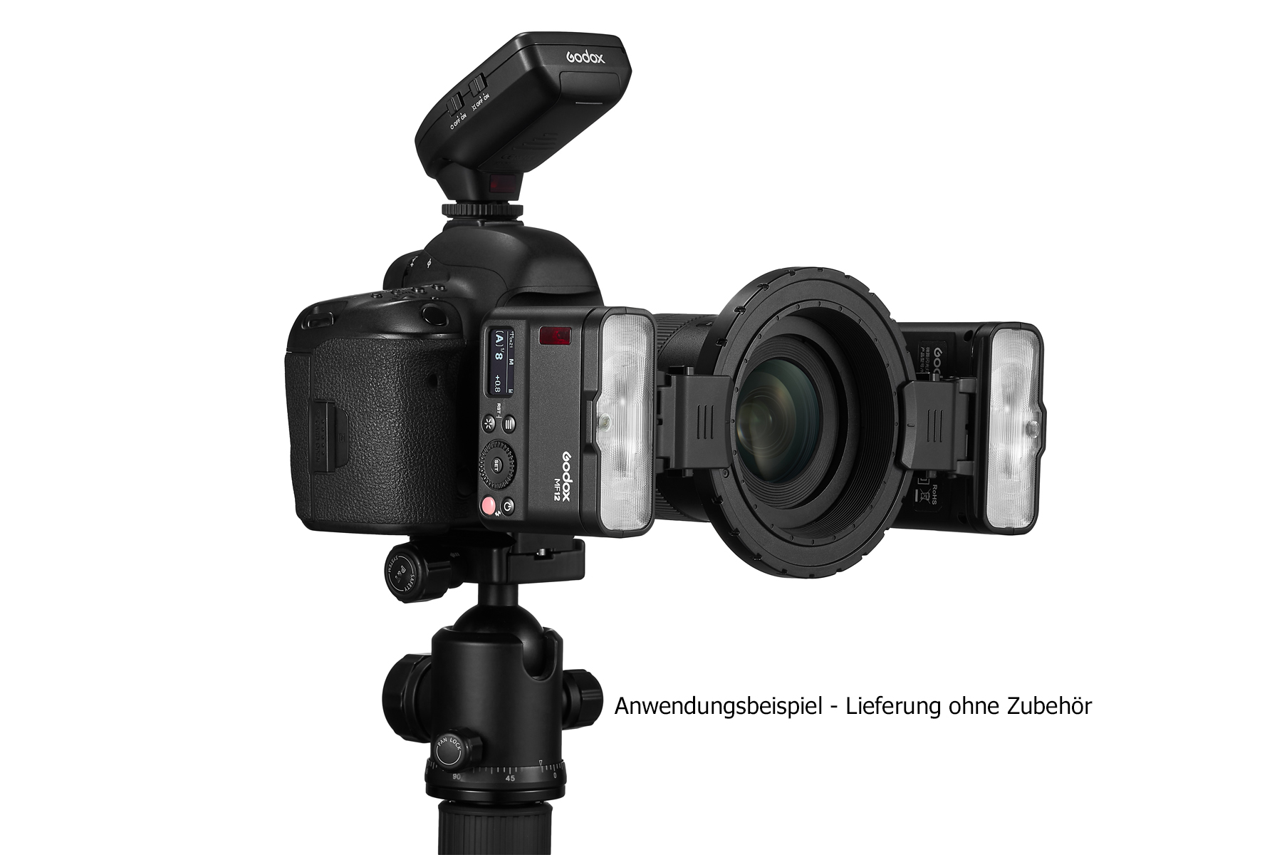 Godox MF12-K2 Makro Blitzgeräte-Kit 2x MF12 mit Zubehör 6952344222430