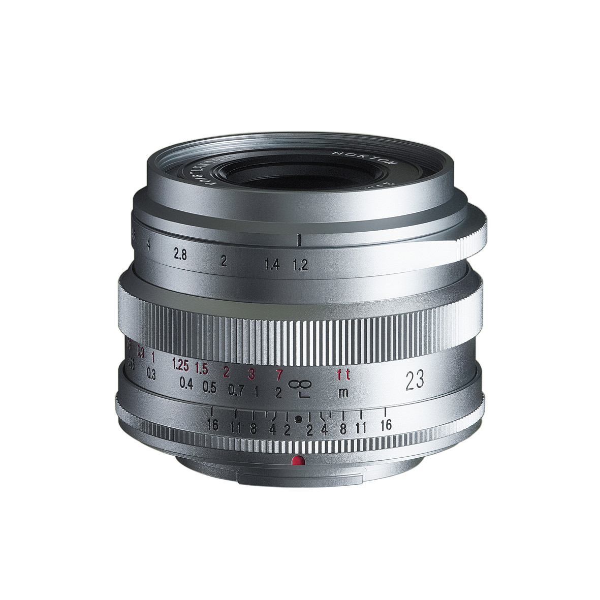 Voigtländer Nokton 1,2/23 mm Fujifilm X-Mount asphärisch, silber, Objektiv