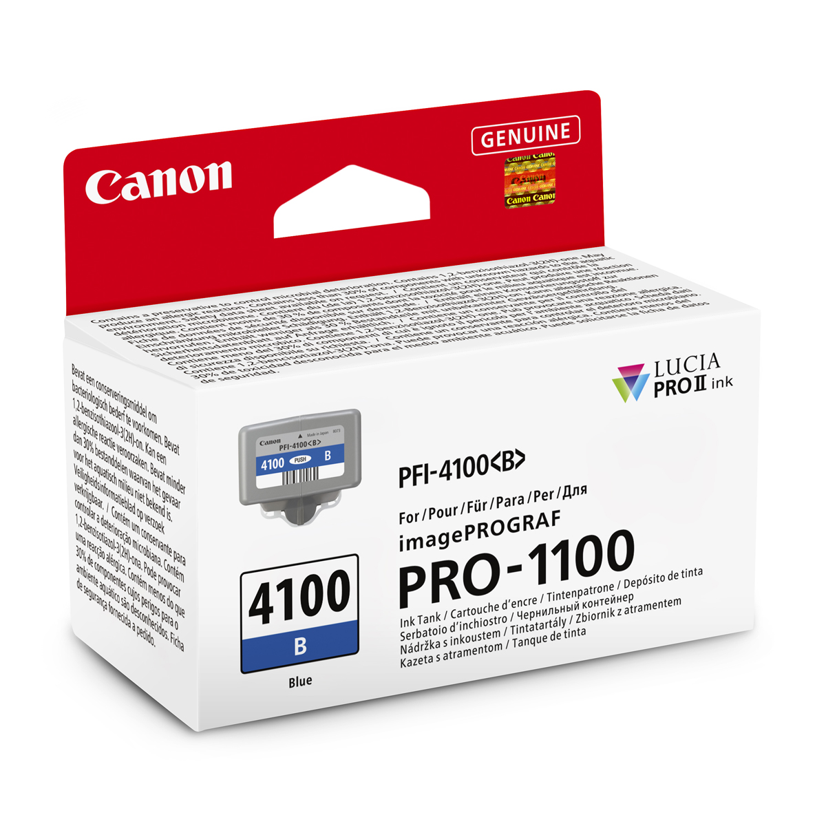 Canon PFI-4100B blau Tinte für ImagePrograf PRO-11 4549292238655