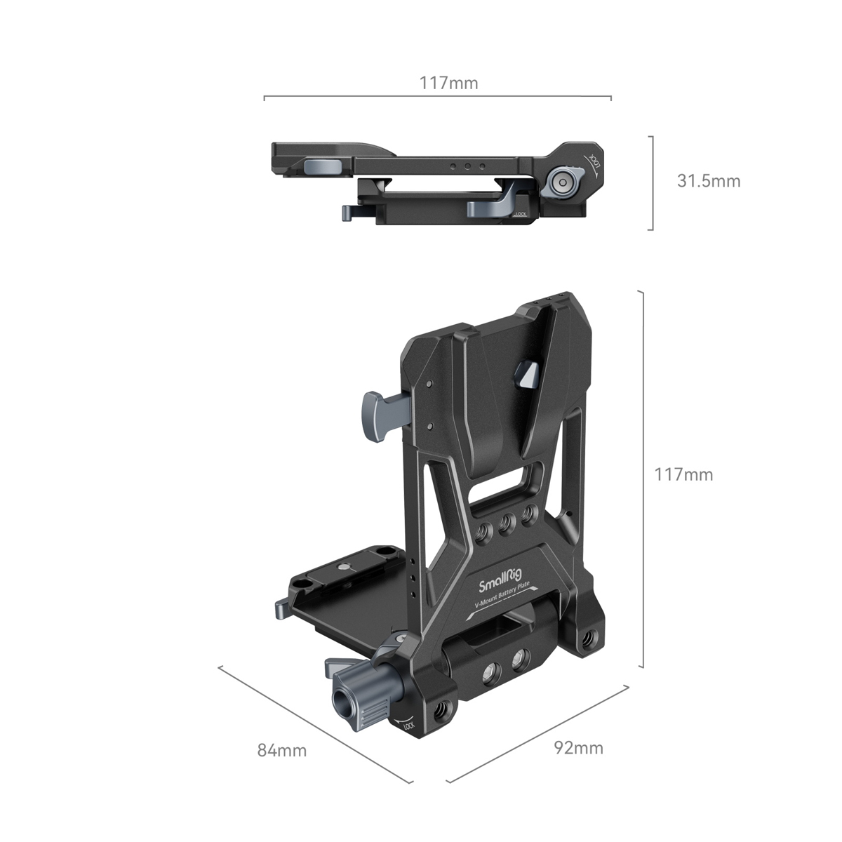 SmallRig 4064B Kompaktes V-Mount-Batterie Montages 6941590015132