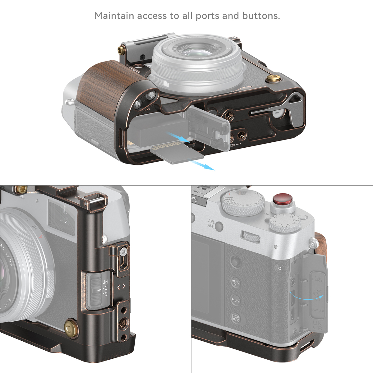 SmallRig 4557 Retro-Cage für Fujifilm X100VI 6941590015996