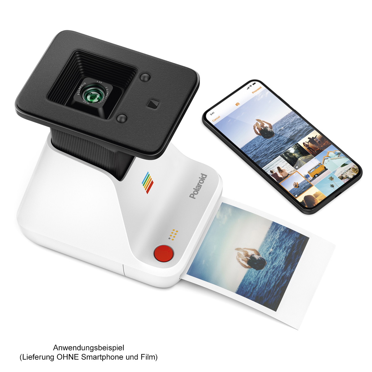 Polaroid Lab Instant Printer White Sofortbilddruck 9120066089601