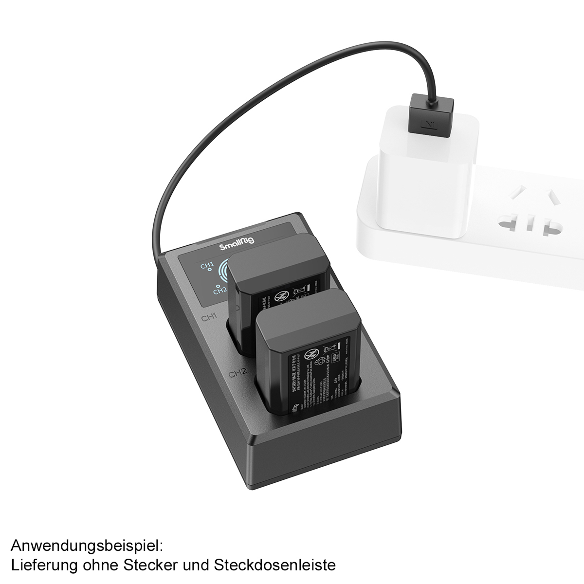 SmallRig 3818 NP-FW50 Akku u. Ladegerät Kit 6941590008257