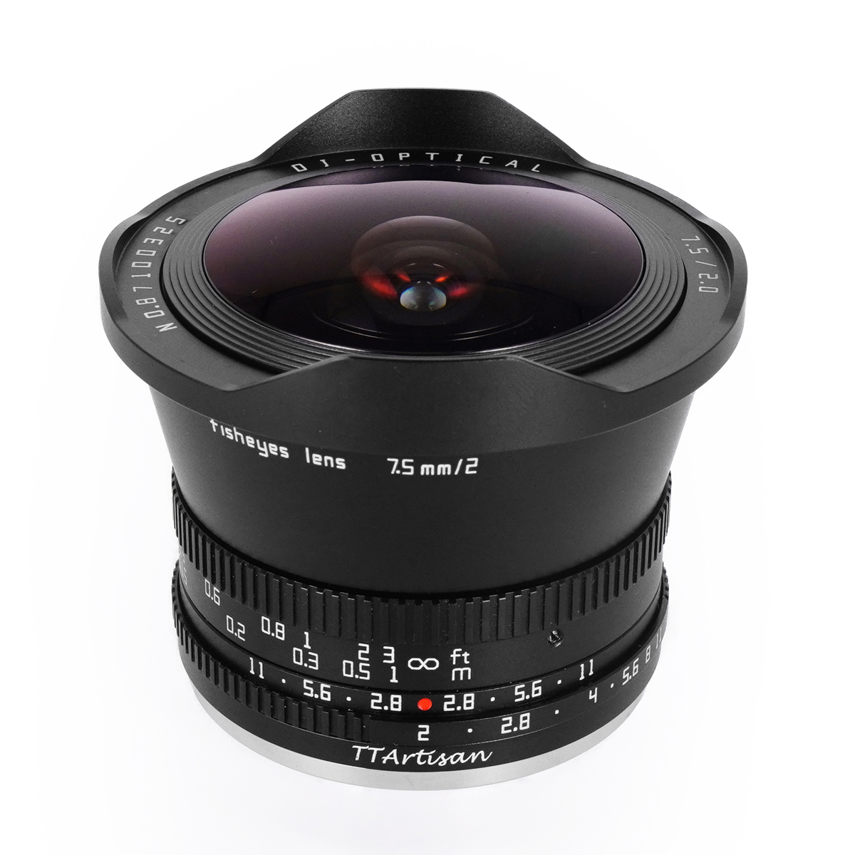 TTARTISAN AF 2/7,5 mm, MFT, schwarz, Fisheye Objektiv 6973251730597