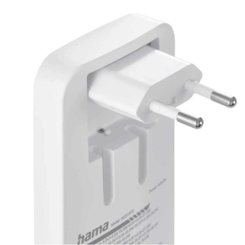 Hama 65W Schnellladegerät PD, 2x USB-C, 1x USB-A, 4047443532329