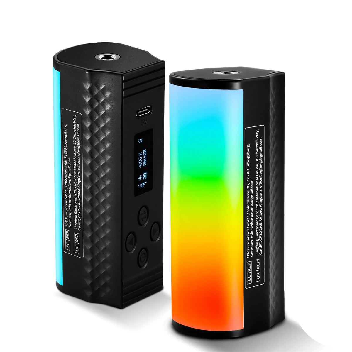NEEWER TL98C 4 Watt RGB LED Stablicht kurz, magnetisch