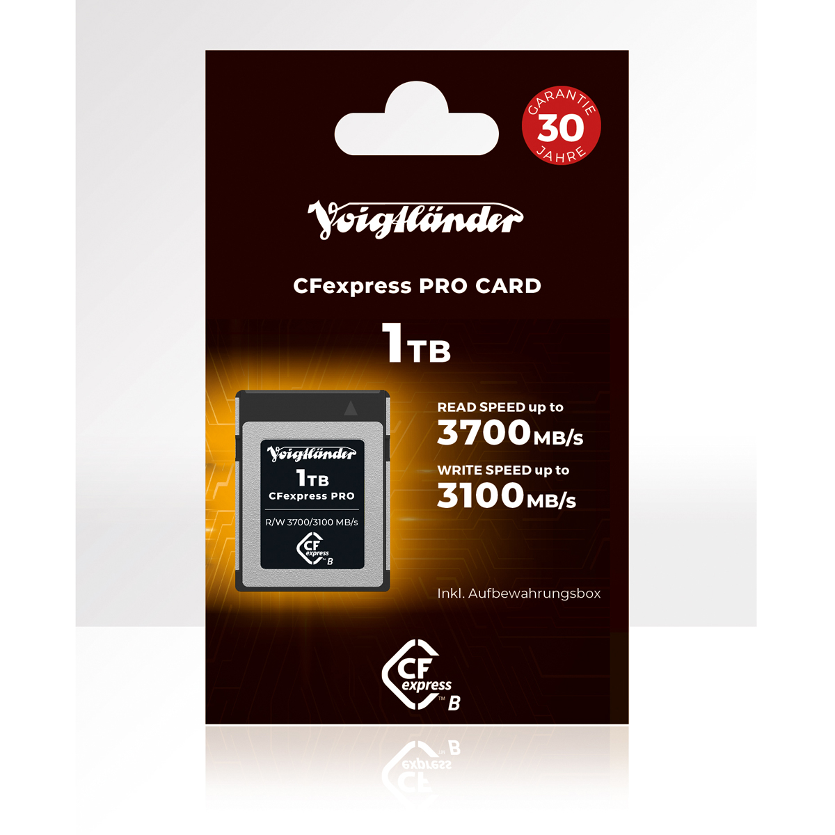 Voigtländer CFexpress Professional 1TB Typ-B (3700/3100 MB/s) Voigtländer CFexpress Professional 1TB Typ-B (3700/3100 MB/s)