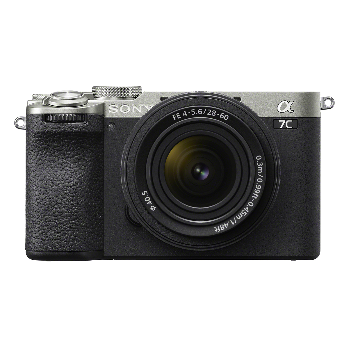 Sony Alpha ILCE-7C II silber + SEL FE 28-60 mm, Kamerakit 4548736154834