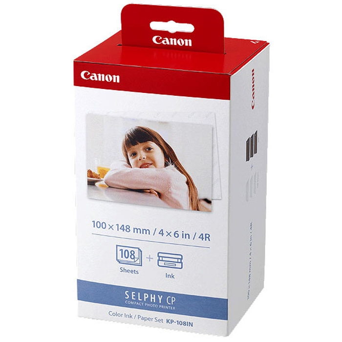 Canon Selphy KP-108 IN Papier+Farbband (108Blatt) 4960999616889