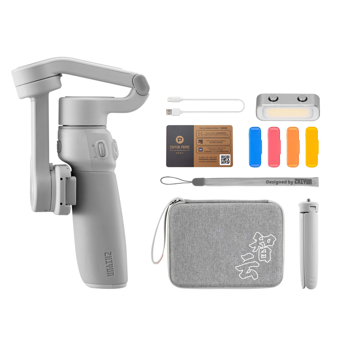 Zhiyun Smooth Q4 Combo grau Stabilisator für Smart 6970194087061