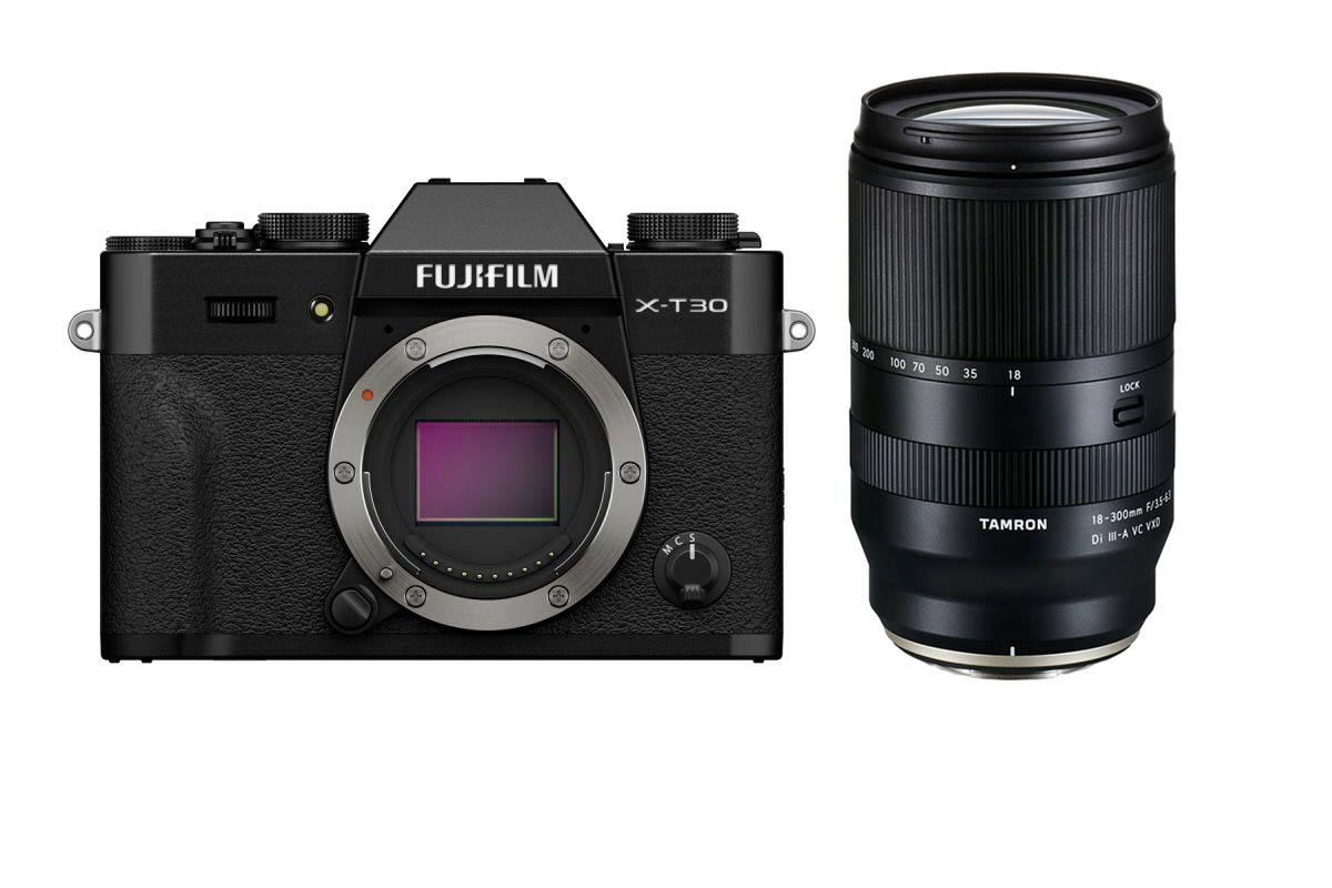 Fujifilm Softbundle Fuji X-T30 III Set mit Tamron 18-300 F3,5-6,3 Di III-A VC VXD Fujifilm Softbundle Fuji X-T30 III Set mit Tamron 18-300 F3,5-6,3 Di III-A VC VXD