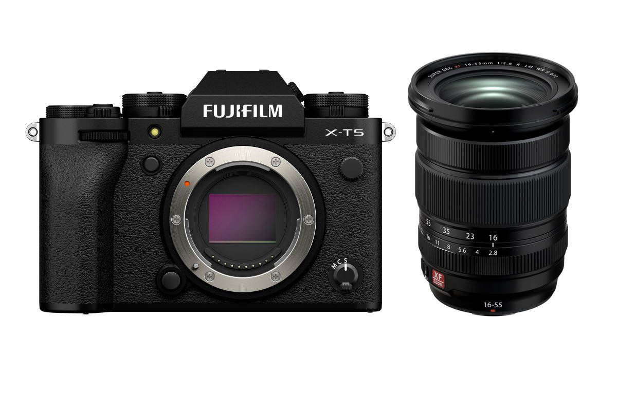 FUJIFILM X-T5 Body + FUJINON XF 2,8/16-55mm R LM WRII FUJIFILM X-T5 Body + FUJINON XF 2,8/16-55mm R LM WRII
