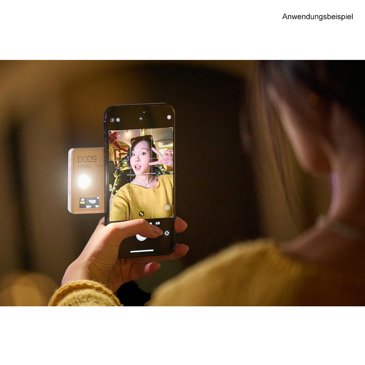 Godox MA5R weiß, RGB-Panel-Licht und Powerbank 6952344240229