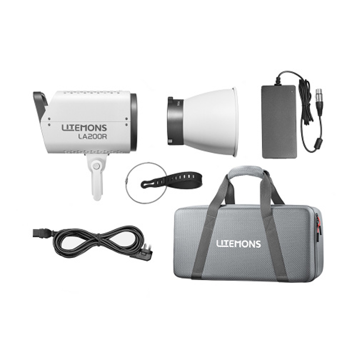 Godox Litemons LA200R K1 white RGB LED Leuchte+Zubehör+Tasche