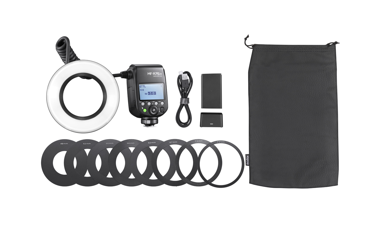 Godox MF-R76N Macro Ringblitz für Nikon 6952344229545
