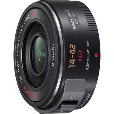 Panasonic X Vario PZ 3,5-5,6 /14-42 mm ASPH. Power OIS schwarz Lumix G Objektiv 5025232638024