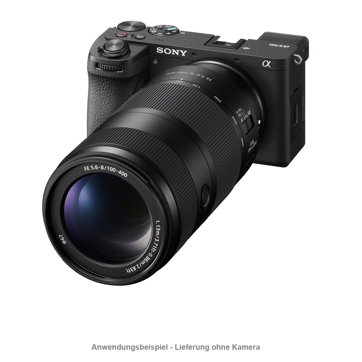 Sony FE 5,6-8,0/100-400 mm OSS Objektiv, schwarz