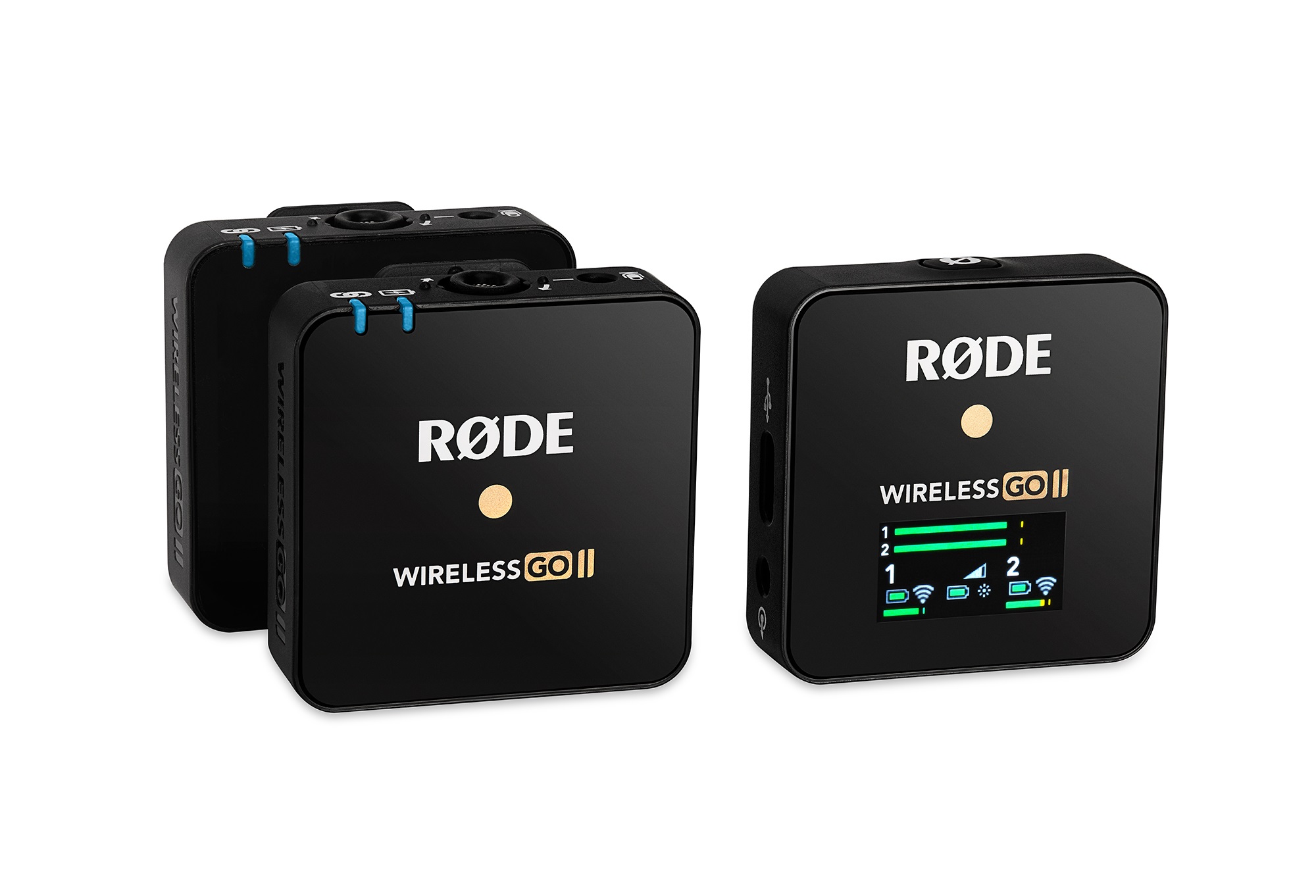 Rode Wireless GO II digitales 2-Kanal Drahtlos Mikrofonsystem 0698813007110