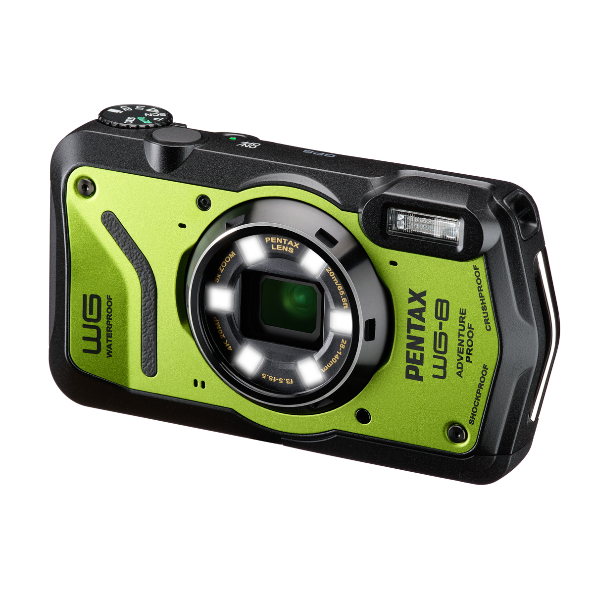 Pentax WG 8 grün Digitalkamera 0027075310568