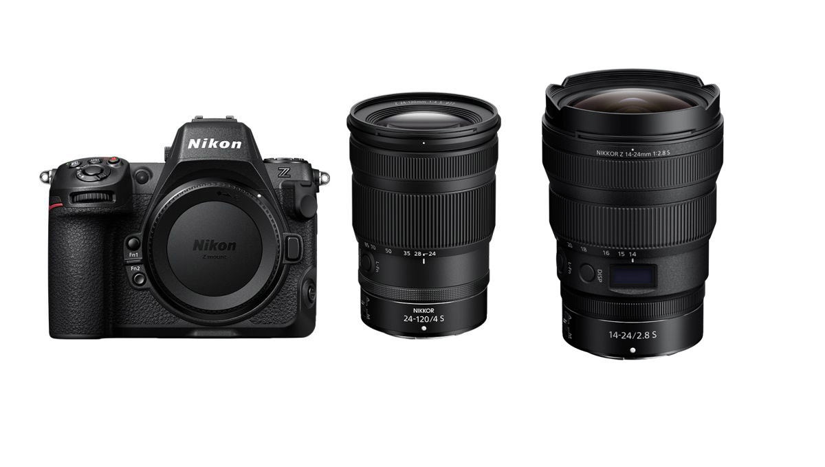Nikon Z8 Kit 24-120mm f/4.0 S + NIKKOR Z 14-24mm f/2.8 S Nikon Z8 Kit 24-120mm f/4.0 S + NIKKOR Z 14-24mm f/2.8 S