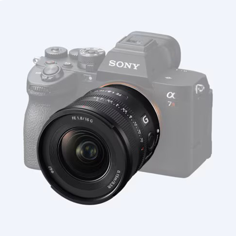 Sony SEL FE 1,8/16 mm G Objektiv, schwarz 4548736170094