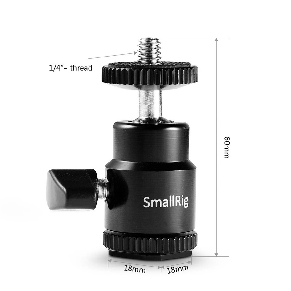 SmallRig 761 Blitzschuhbefestigung 1/4" 6972070623318