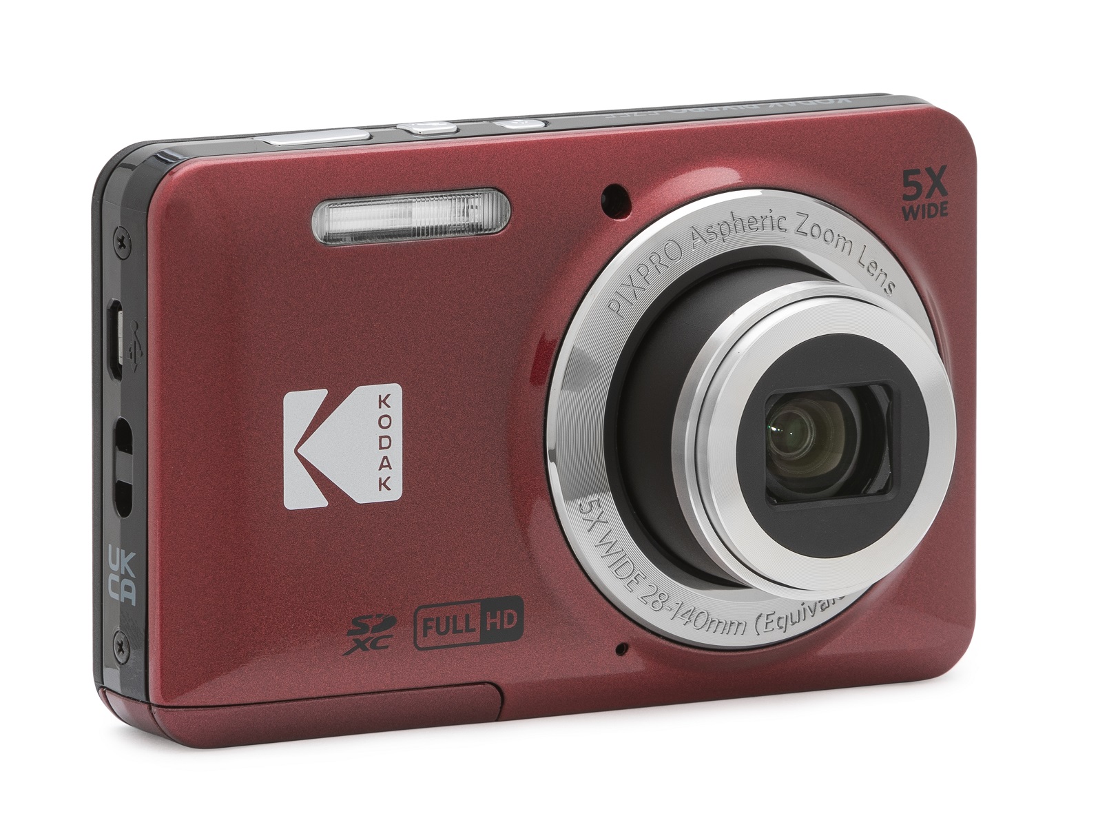 Kodak FZ55 rot Digitalkamera 0819900014075
