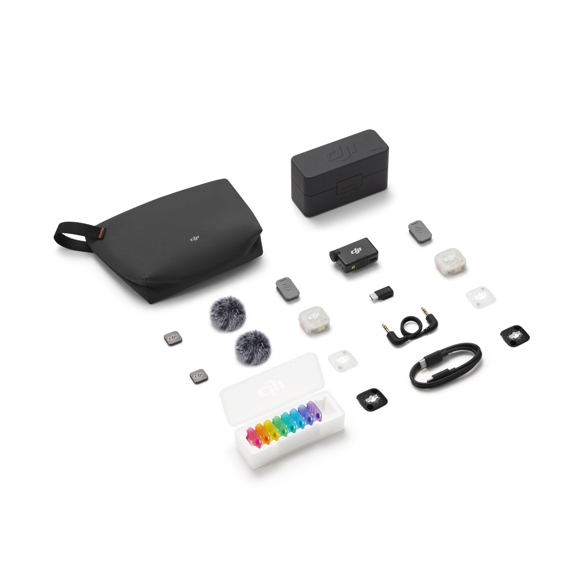 DJI MIC Mini 2S (2 TX + 1 RX+Charging Case), Empfänger, Sender, Ladeschale DJI MIC Mini 2S (2 TX + 1 RX+Charging Case), Empfänger, Sender, Ladeschale