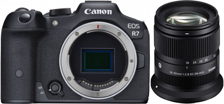 CANON EOS R7 SET inkl. SIGMA 2,8/18-50mm DC DN 4549291206082
