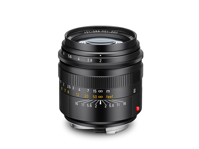 Leica Summicron-M 1:2/66, schwarz eloxiert