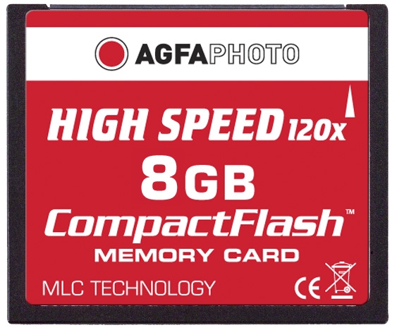 AgfaPhoto 8 GB CompactFlash HighSpeed 4250255101519