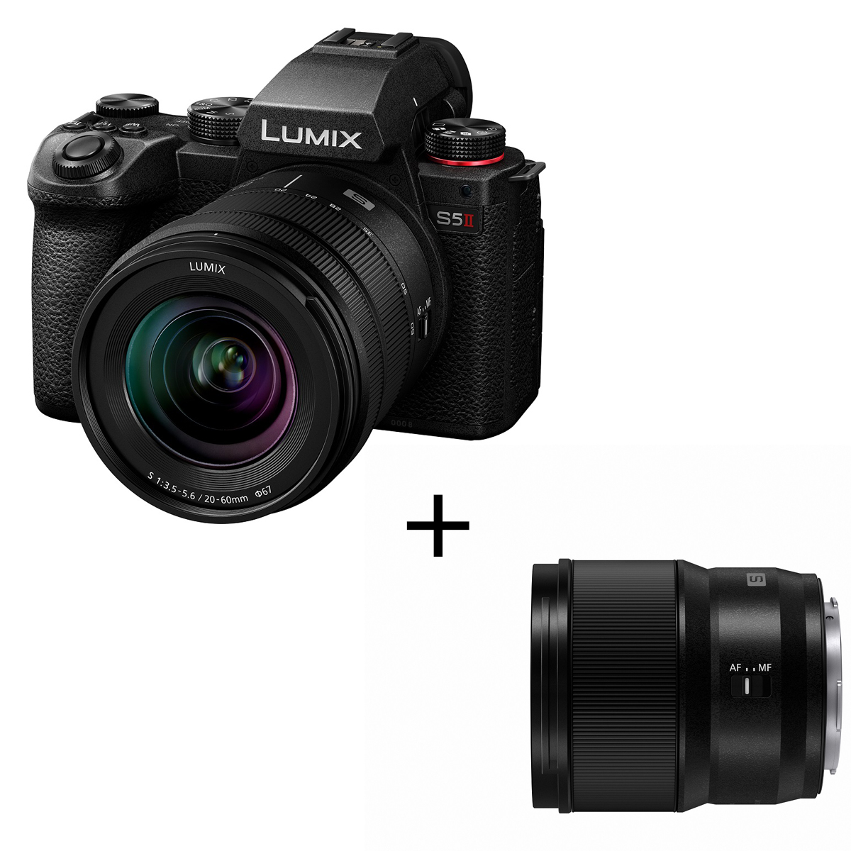Panasonic Lumix DC-S5 II+20-60 mm+S 1,8/50 mm Kit | 500€ Cashback 5025232942756