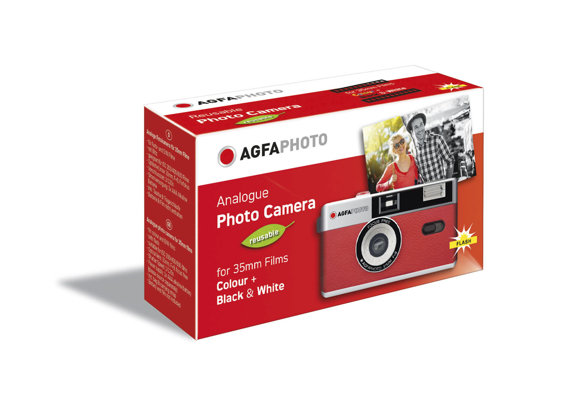 Agfaphoto Reusable Photo Camera red Analog 4250255104237