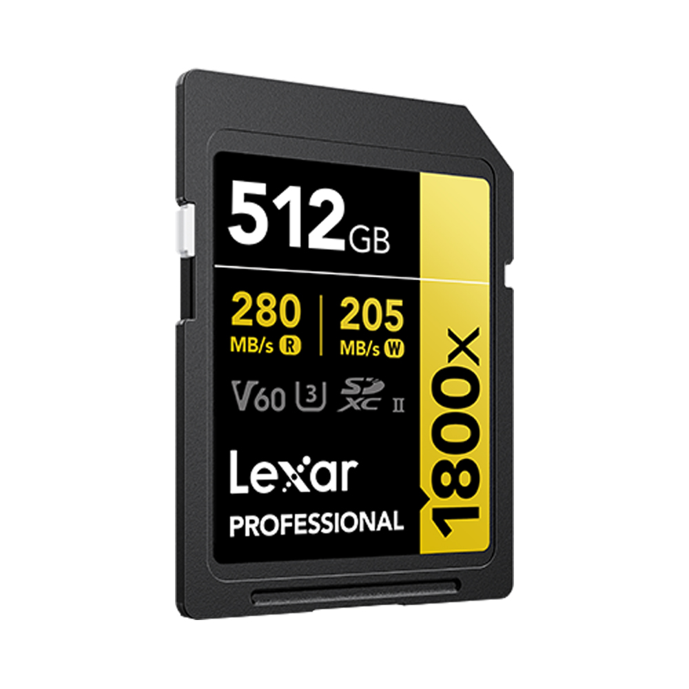 Lexar 1800x SDXC 512GB C10 U3 V60 Professional Spe 0843367127863