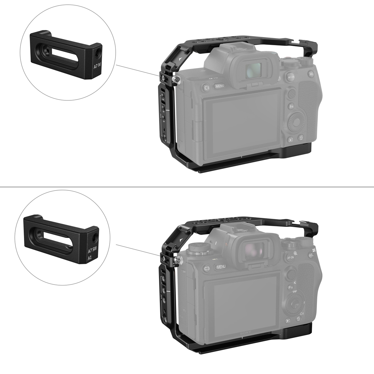 SmallRig 3667B Cage für Sony Alpha 7 IV / 7SIII / 6941590009711