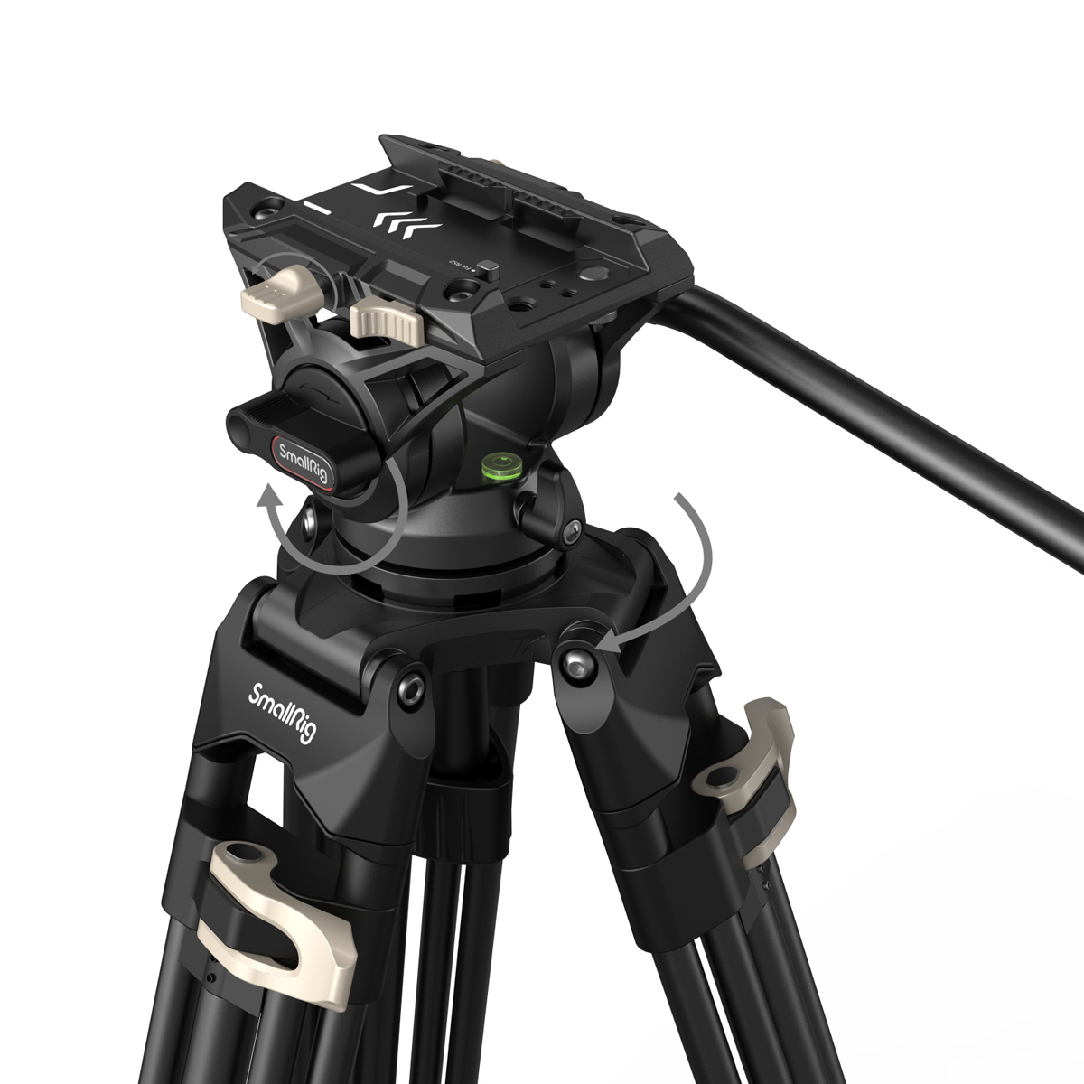 SmallRig 3751 Heavy Duty FluidkopfStativ AD-01 6941590007885
