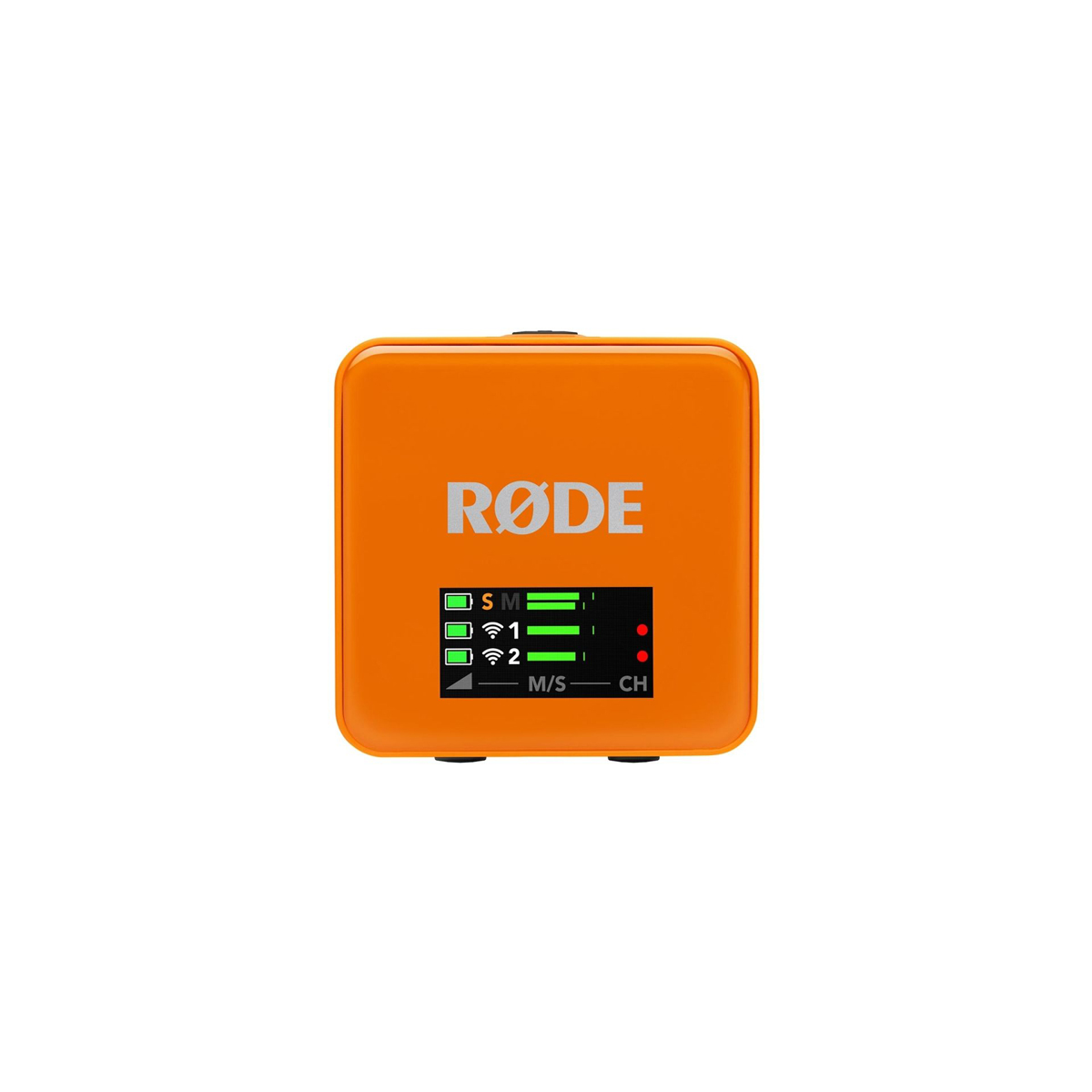 Rode Wireless GO (Gen. 3) Orange, dig., Mikrofonsystem, 2-Kanal, drahtlos