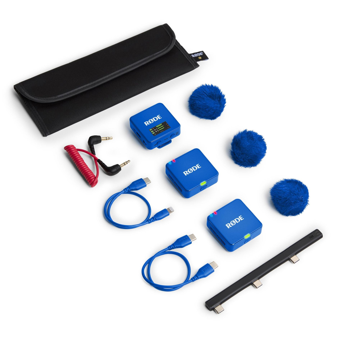 Rode Wireless GO (Gen. 3) Cobalt, dig., Mikrofonsystem, 2-Kanal, drahtlos