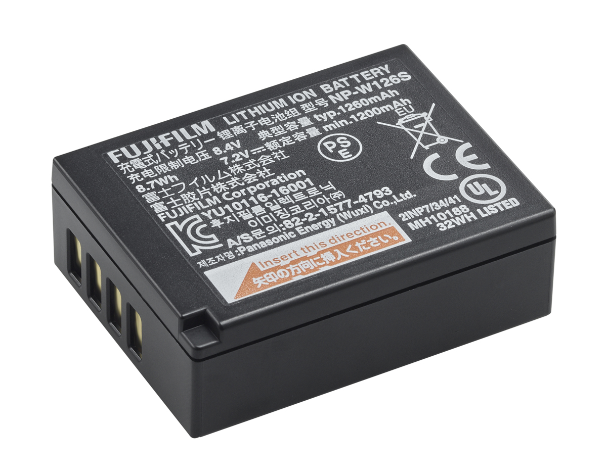 Fujifilm NP-W126S Lithium-Ion Rechargeable Battery 4547410334128