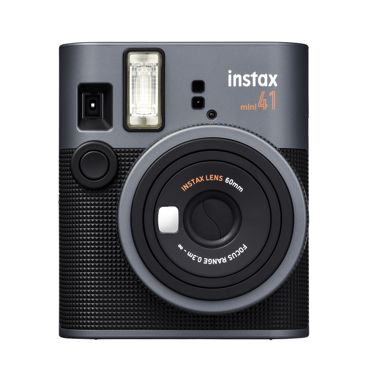Fujifilm Instax Mini 41 PH EX D, schwarz Sofortbildkamera | Inkl. Kostenlose Instax Mini 41 Tasche grau 4547410545180