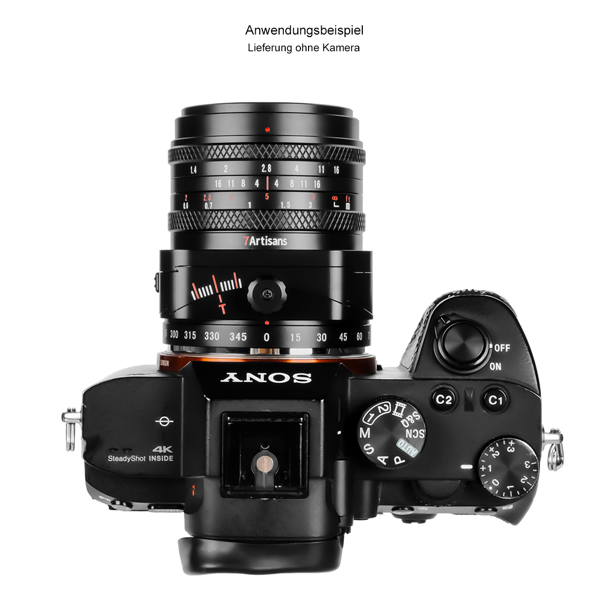 7Artisans 1,4/50 mm, Sony E-Mount (APS-C) schwarz, 6971835485505