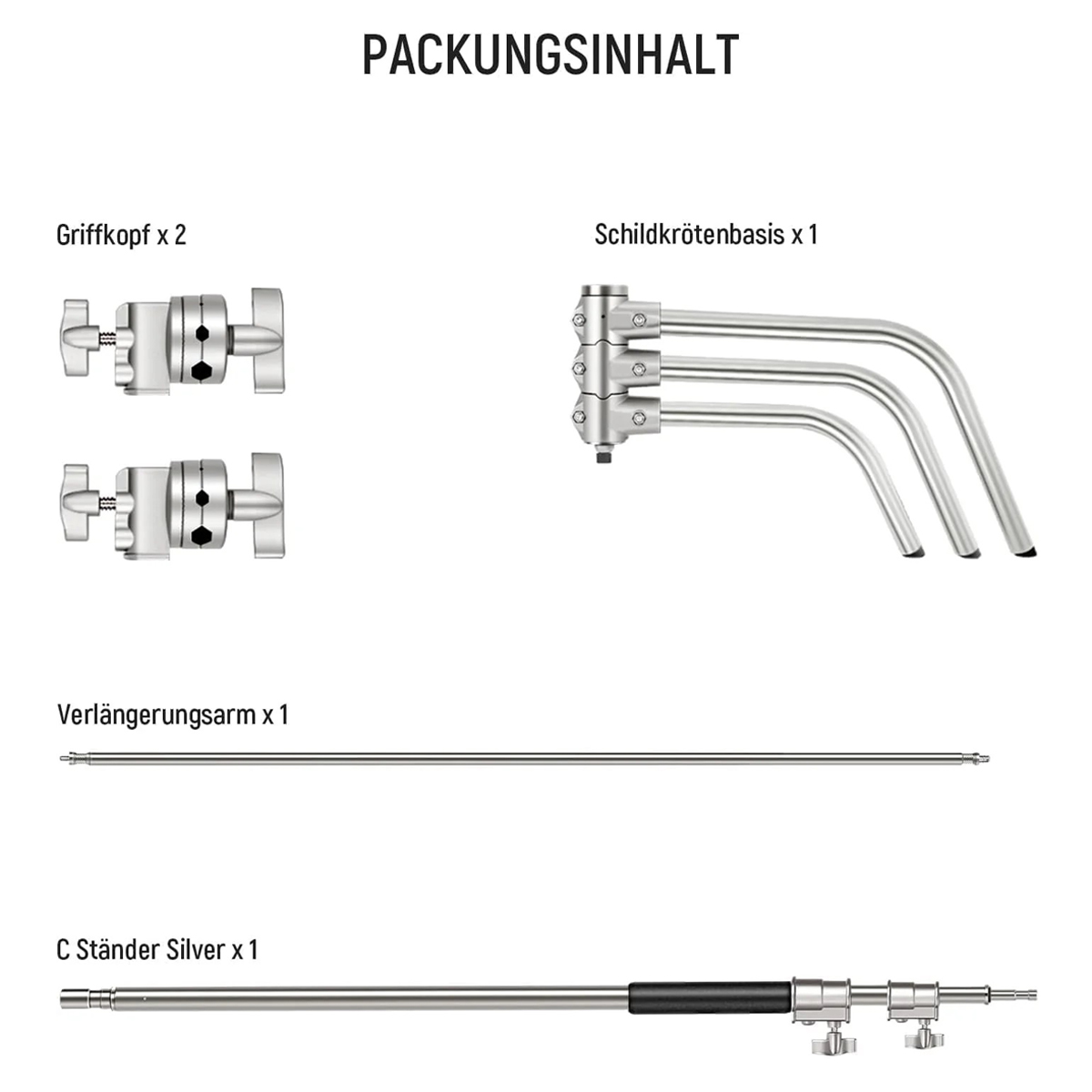 NEEWER SC320AC Premium C-Stand Galgenstativ