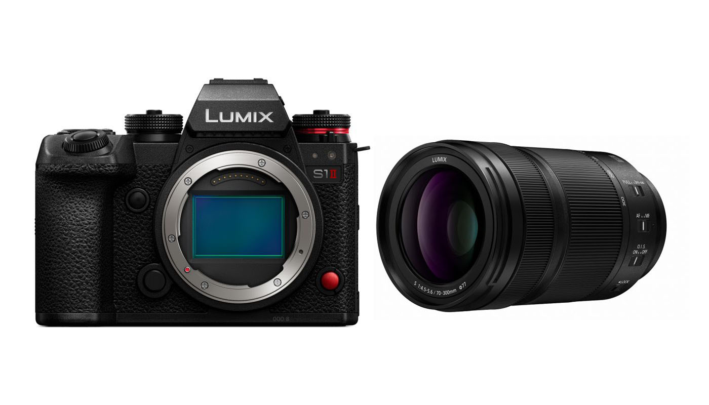Panasonic Lumix 1II Set mit S 4,5-5,6/70-300mm Macro Panasonic Lumix 1II Set mit S 4,5-5,6/70-300mm Macro
