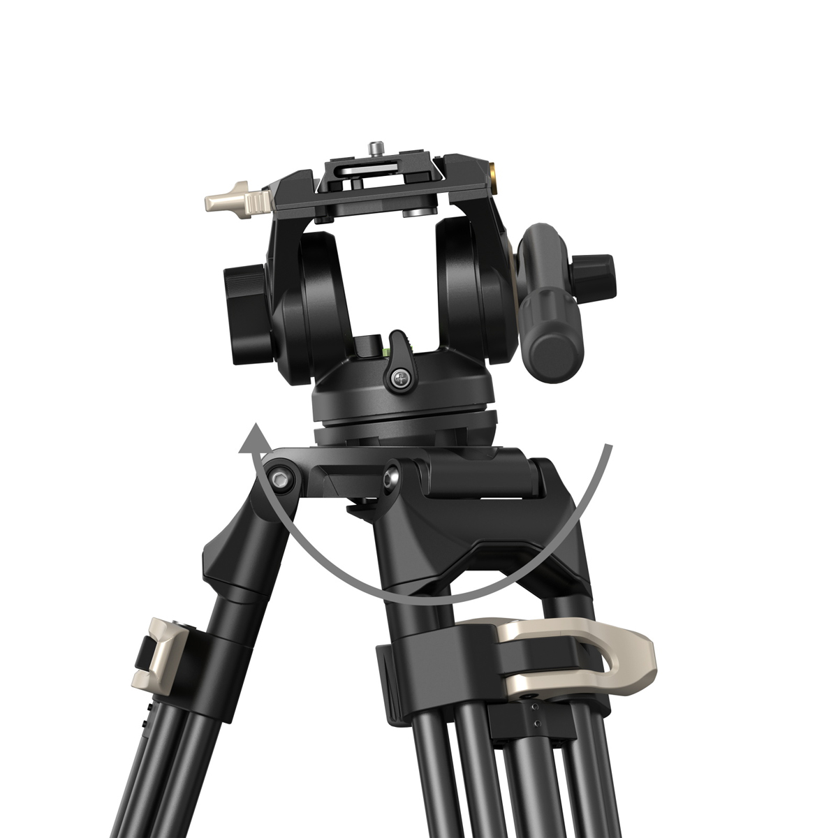 SmallRig 3751B Heavy-Duty Fluidkopf Stativ AD-01 6941590013466