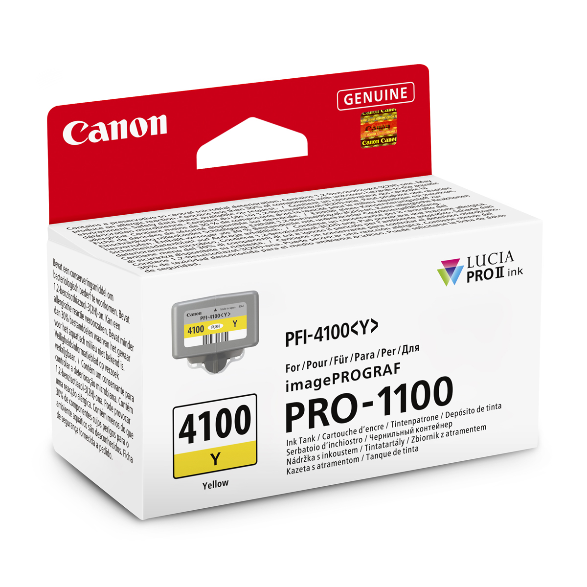 Canon PFI-4100Y gelb Tinte für ImagePrograf PRO-11 4549292238174