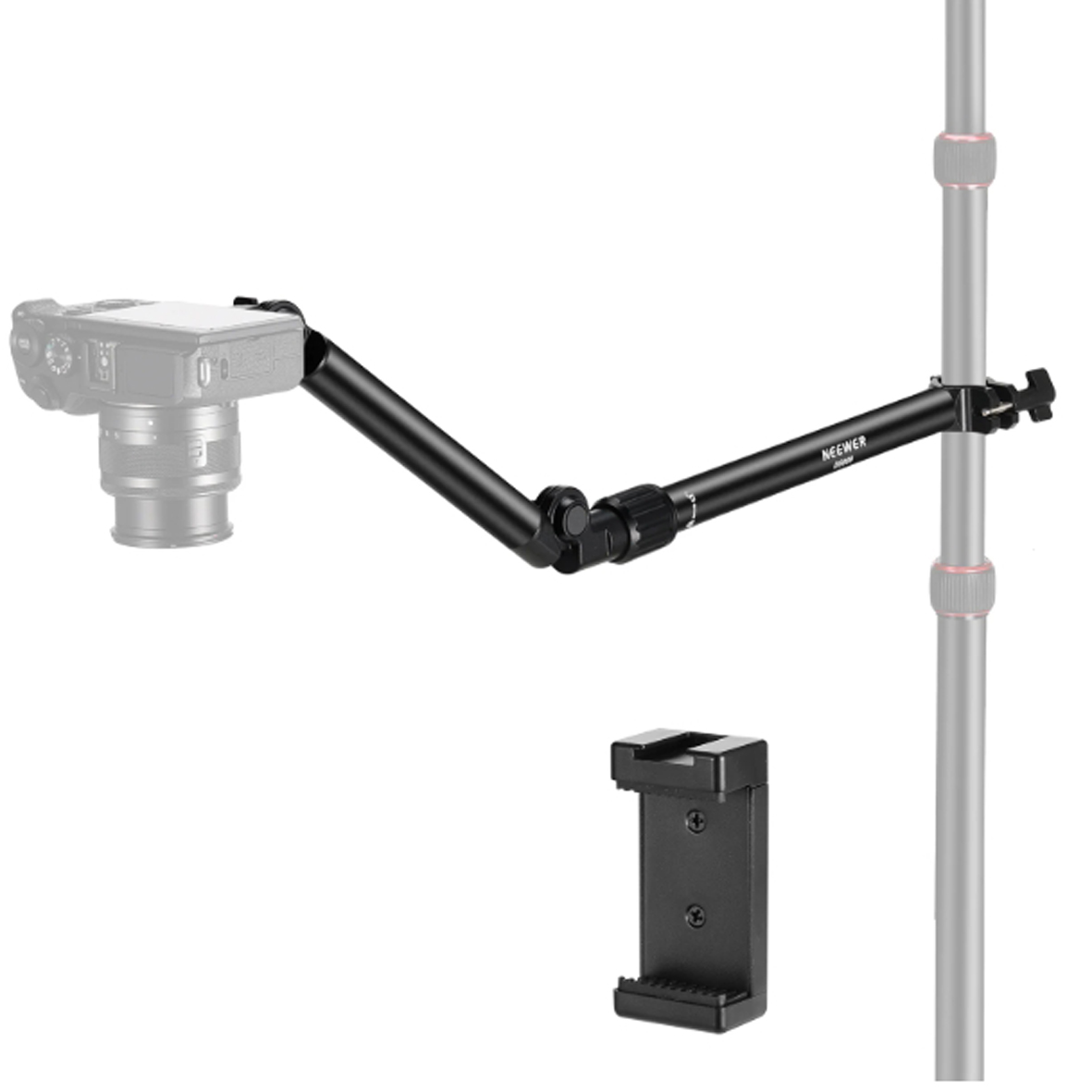 NEEWER DS009 Overhead Kamera- Halterung Arm mit Telefonclip