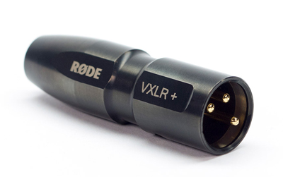 Rode VXLR+ XLR-Klinkenadapter mit Spannungswandler 0698813004799