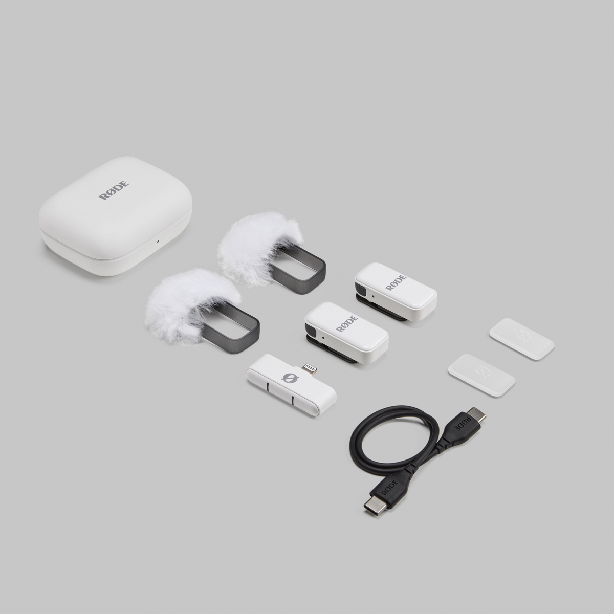 Rode Wireless Micro weiß Lightning Drahtlos Mikrof 0698813014880